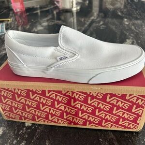 Vans True White Classic Slip-On Shoes